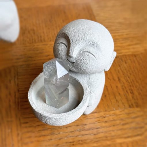 Jizo - Tealight, Incense, Gemstone holder - Image 4